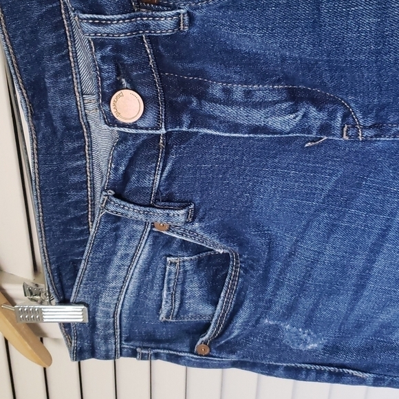 blank NYC Reade Rip Rep Mid Rise Skinny Jeans, Size 28 - Picture 3 of 16
